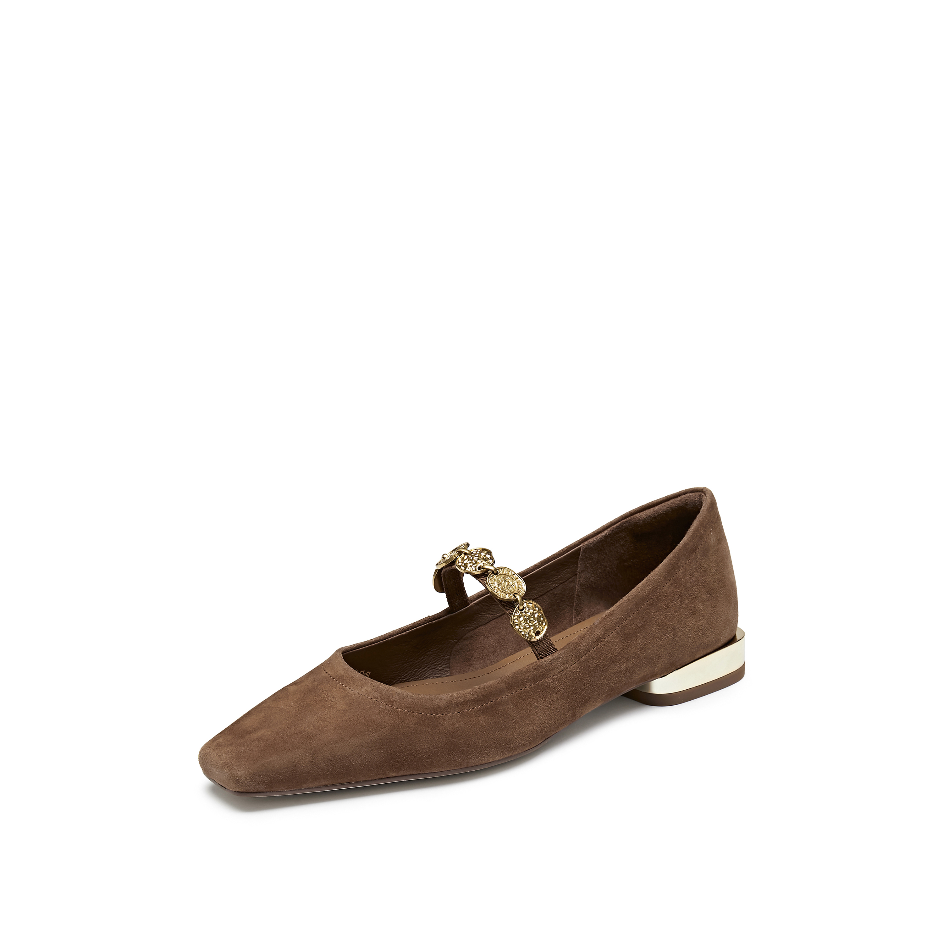 思加图2025春季新款多宝鞋玛丽珍鞋平底鞋浅口鞋法式女单鞋EWV03AQ5