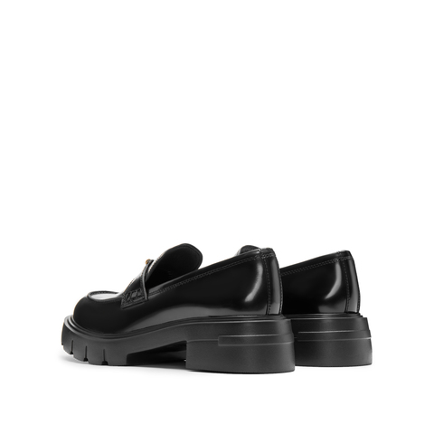 思加图2025春季新款小金鹭爵士乐福鞋厚底增高JK小皮鞋女鞋EGB03AA5