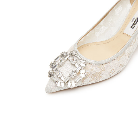 思加图2025春季新款方糖霞光仙女鞋高跟鞋婚鞋浅口单鞋女鞋9NW83AQ5