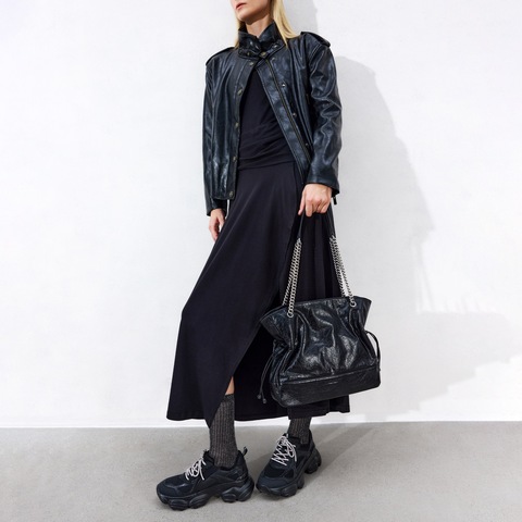 思加图2025春季新款大容量托特包手提包单肩斜挎时尚背提包X8159AX5