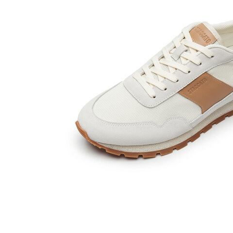 思加图2025春季新款穿行者德训鞋阿甘鞋运动休闲鞋透气系带男鞋H2771AM5