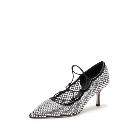 思加图2025春季新款捕梦仙女鞋细高跟鞋玛丽珍鞋浅口女单鞋EC130AQ5