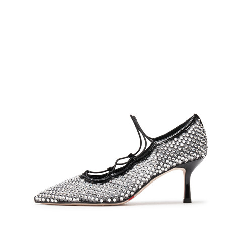 思加图2025春季新款捕梦仙女鞋细高跟鞋玛丽珍鞋浅口女单鞋EC130AQ5