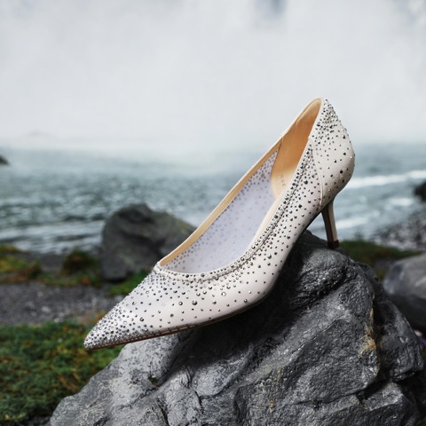 思加图2025春季新款繁星仙女鞋细高跟鞋婚鞋浅口单鞋优雅女鞋9NW84AQ5