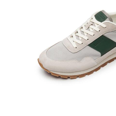 思加图2025春季新款穿行者德训鞋阿甘鞋运动休闲鞋透气系带男鞋H2771AM5