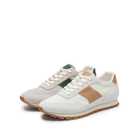 思加图2025春季新款穿行者德训鞋阿甘鞋运动休闲鞋透气系带男鞋H2771AM5