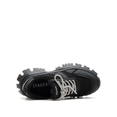 思加图2025春季新款厚底系带老爹鞋圆头休闲鞋单鞋女鞋ECE11AM5