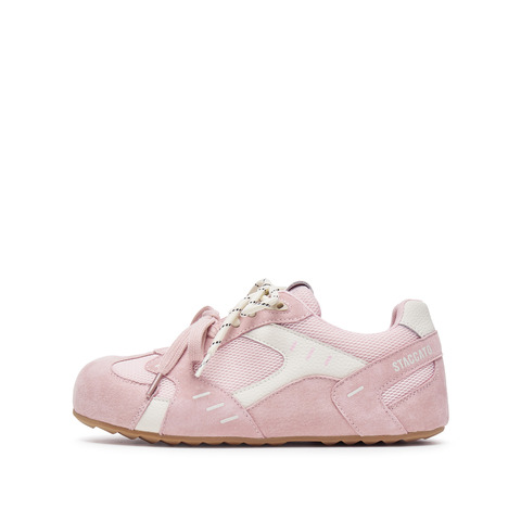 思加图2025春季新款蝴蝶欧包运动甜酷德训鞋阿甘鞋平底休闲鞋女鞋L1382AM5