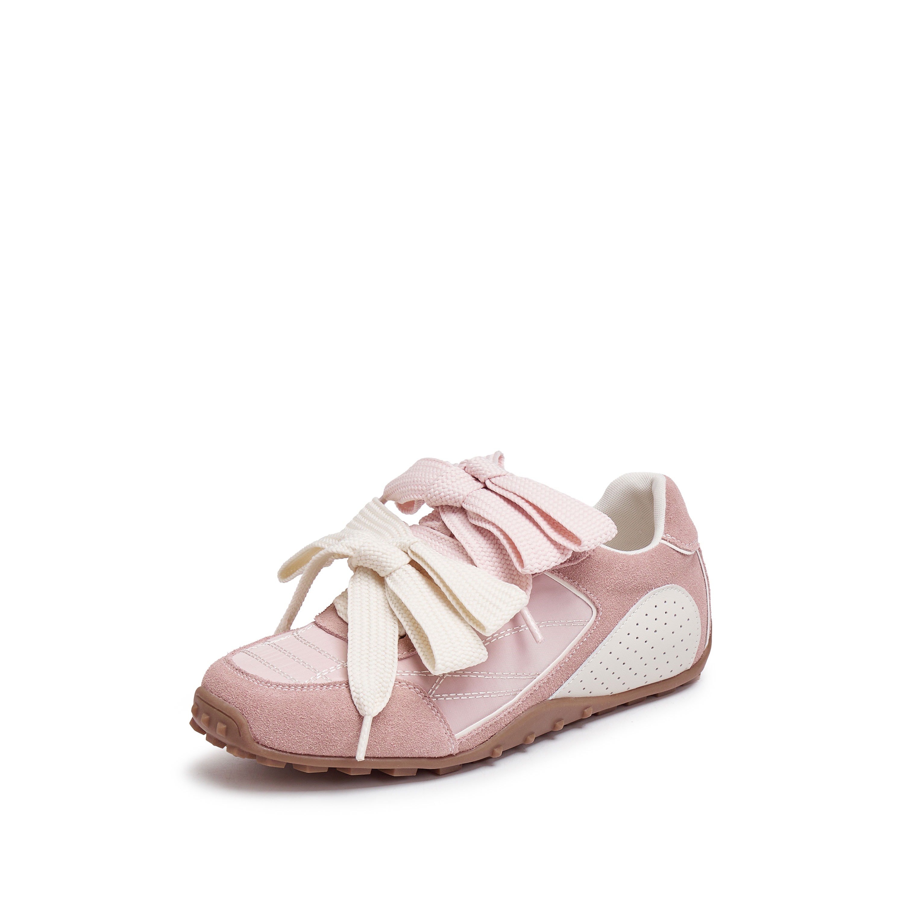 思加图2025春季新款蝴蝶酥甜美德训鞋运动休闲鞋百搭透气单鞋女鞋子S1210AM5