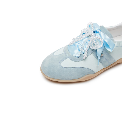 思加图2025春季新款甜酷德训鞋阿甘鞋小白鞋运动休闲鞋女鞋J2413AM5