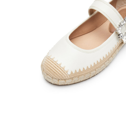 思加图2025春季新款小麦方糖玛丽珍鞋渔夫鞋平底鞋浅口鞋女单鞋9UA49AQ5