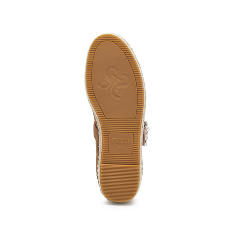 思加图2025春季新款小麦方糖玛丽珍鞋渔夫鞋平底鞋浅口鞋女单鞋9UA49AQ5