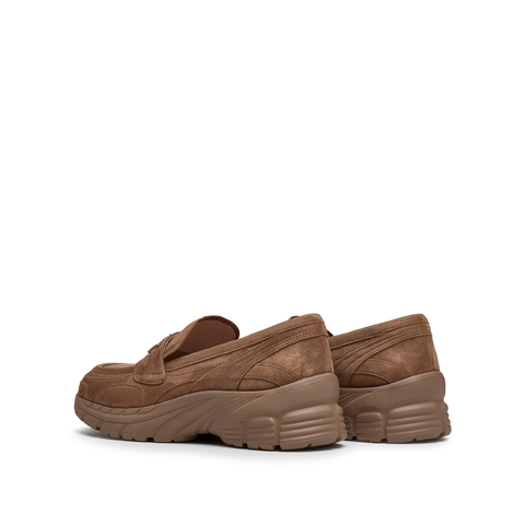 思加图2025春季新款复古乐福鞋一脚蹬厚底增高单鞋女鞋子D5006AA5