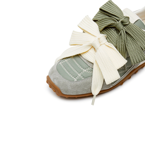 思加图2025春季新款蝴蝶酥甜美德训鞋运动休闲鞋百搭透气单鞋女鞋子S1210AM5