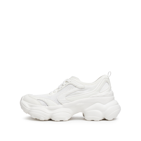 思加图2025春季新款百搭老爹鞋小白鞋厚底增高休闲鞋女鞋子H6023AM5