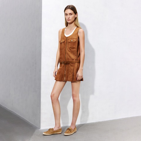 思加图2025春季新款午后庄园乐福鞋复古一脚蹬平底鞋女单鞋EC203AA5