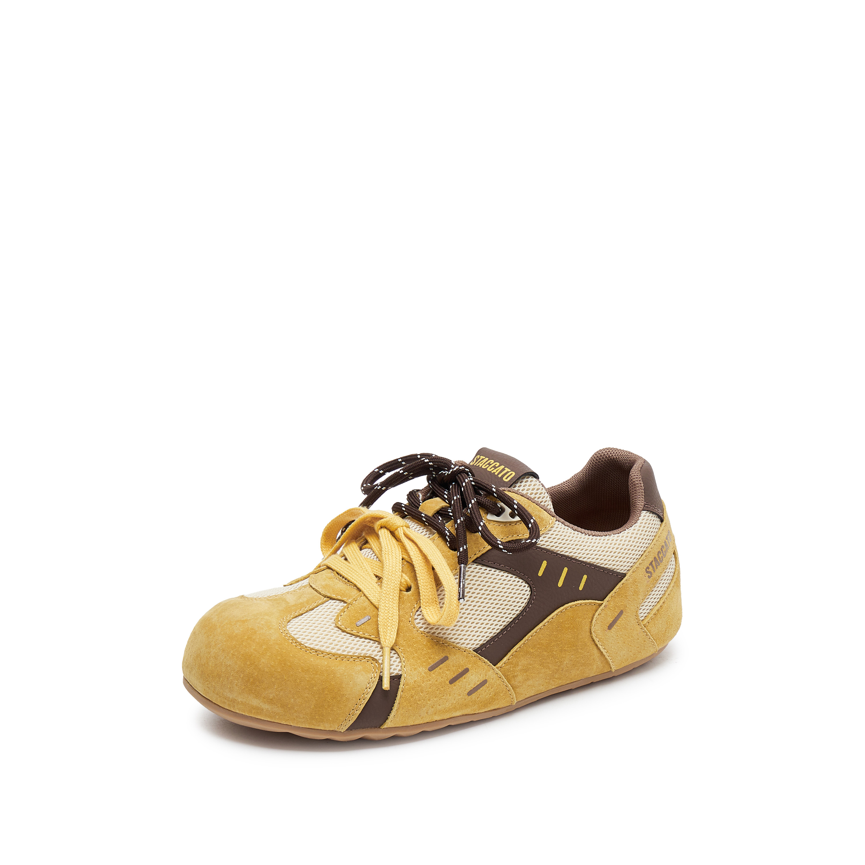 思加图2025春季新款蝴蝶欧包运动甜酷德训鞋阿甘鞋平底休闲鞋女鞋L1382AM5