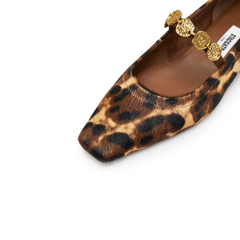 思加图2025春季新款多宝鞋玛丽珍鞋平底鞋浅口鞋法式女单鞋EWV03AQ5