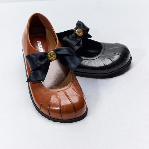 思加图2025春季新款复古玛丽珍鞋平底鞋小皮鞋单鞋女鞋子S2316AA5