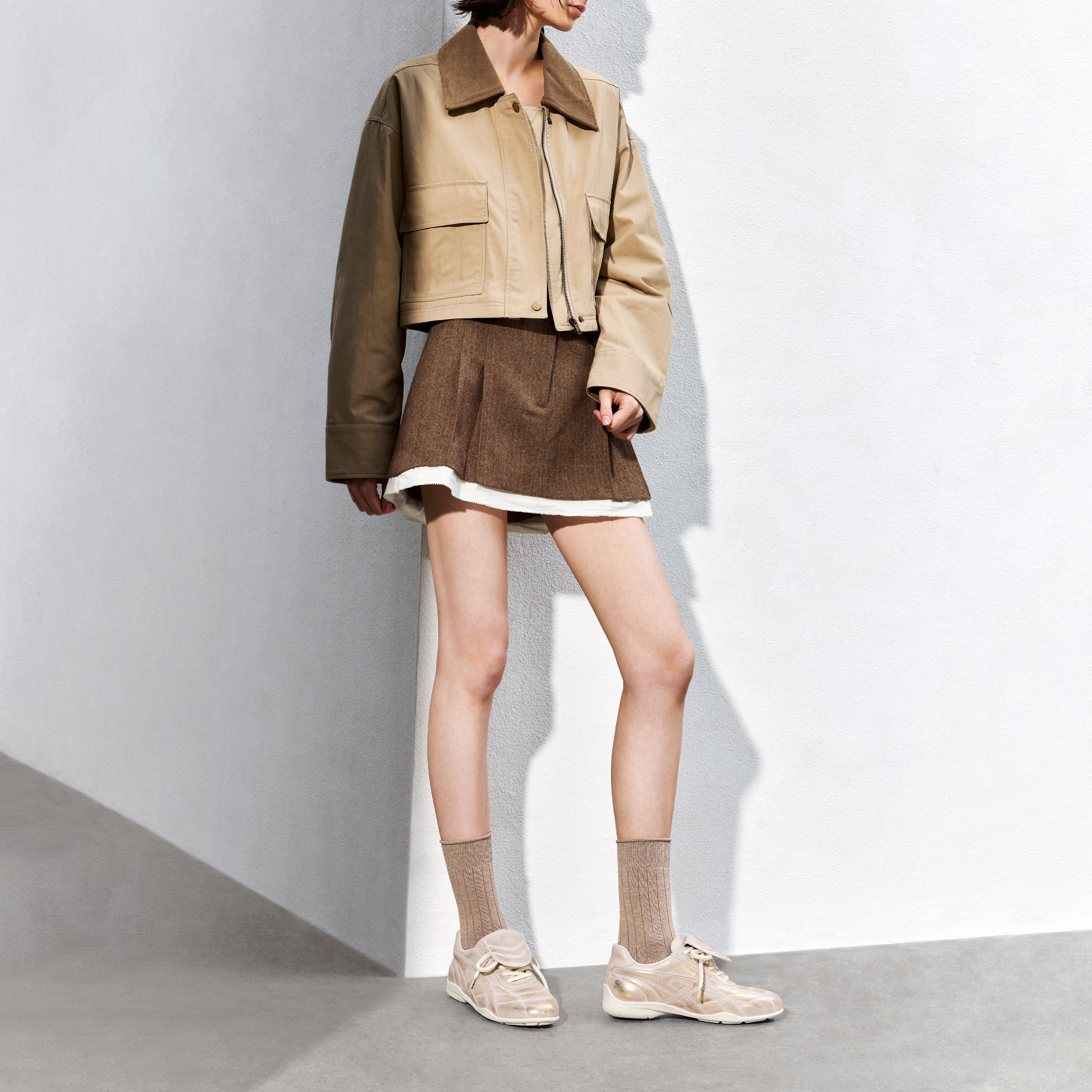 思加图2025春季新款百搭德训鞋运动休闲鞋轻便女单鞋J2041AM5