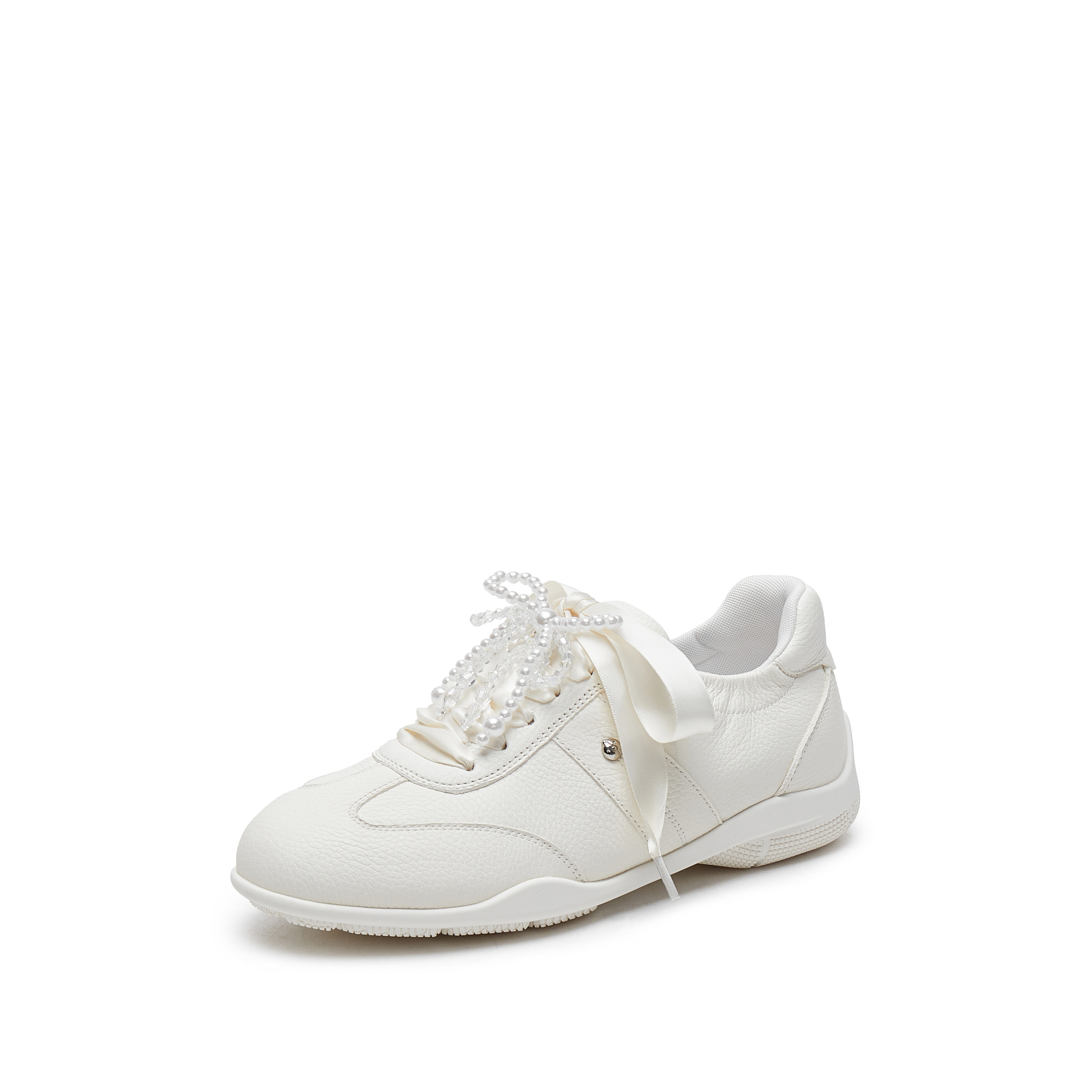 思加图2025春季新款甜酷德训鞋阿甘鞋小白鞋运动休闲鞋女鞋J2413AM5