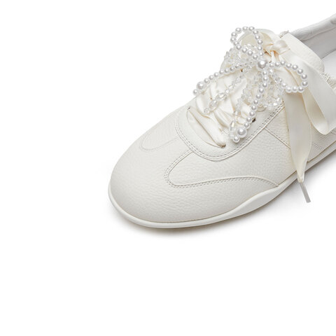 思加图2025春季新款甜酷德训鞋阿甘鞋小白鞋运动休闲鞋女鞋J2413AM5