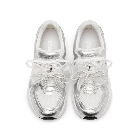 思加图2025春季新款甜酷运动鞋厚底增高休闲鞋透气女鞋H2921AM5