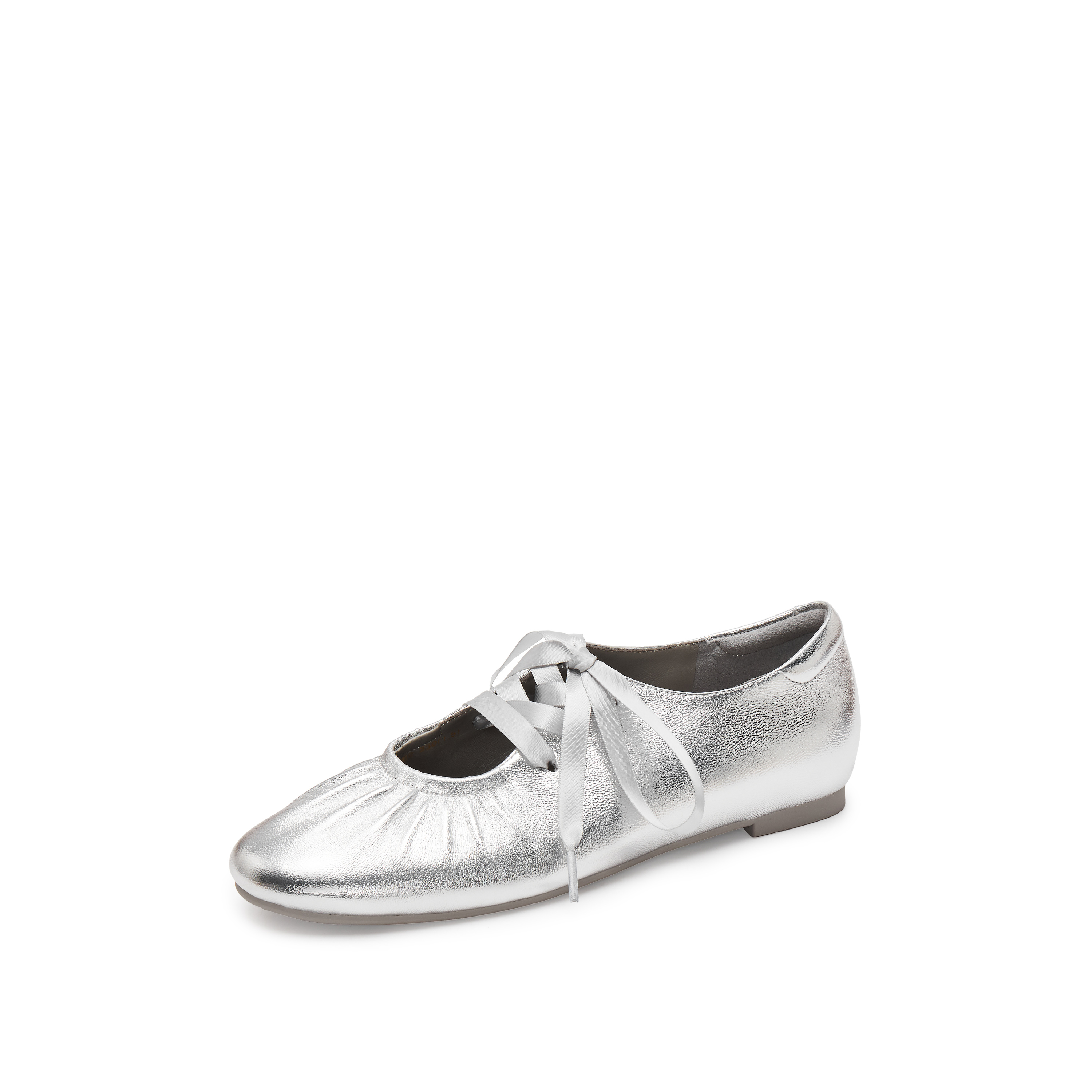 思加图2025春季新款奶油鞋芭蕾舞鞋平底鞋单鞋女鞋S3060AA5