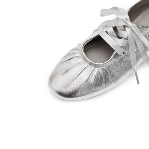 思加图2025春季新款奶油鞋芭蕾舞鞋平底鞋单鞋女鞋S3060AA5