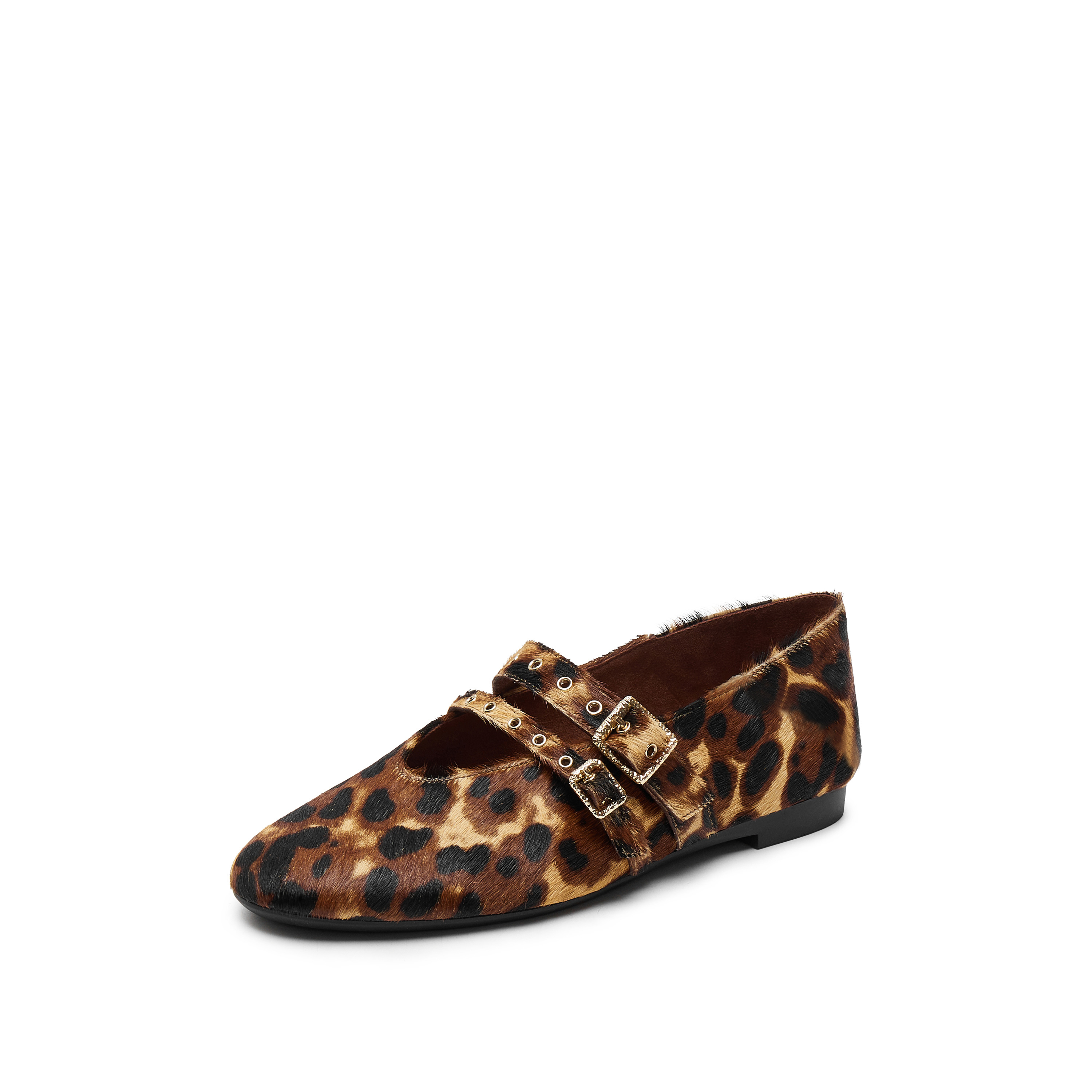 思加图2025春季新款金箔鞋芭蕾舞鞋玛丽珍鞋平底鞋浅口单鞋女鞋子EA918AQ5