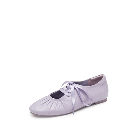 思加图2025春季新款奶油鞋芭蕾舞鞋平底鞋单鞋女鞋S3060AA5