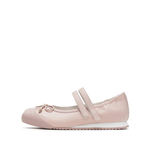 思加图2025春季新款甜美玛丽珍鞋革平底鞋浅口鞋单鞋女鞋EPN15AQ5