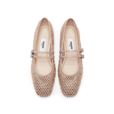 思加图2025春季新款星空鞋玛丽珍鞋平底鞋浅口单鞋优雅女鞋EPQ16AQ5