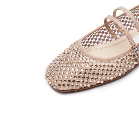 思加图2025春季新款星空鞋玛丽珍鞋平底鞋浅口单鞋优雅女鞋EPQ16AQ5