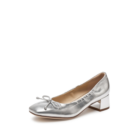 思加图2025春季新款奶油鞋粗跟鞋浅口单鞋温柔软底女鞋子S5630AQ5