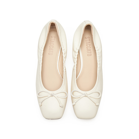 思加图2025春季新款奶油鞋粗跟鞋浅口单鞋温柔软底女鞋子S5630AQ5