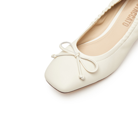 思加图2025春季新款奶油鞋粗跟鞋浅口单鞋温柔软底女鞋子S5630AQ5