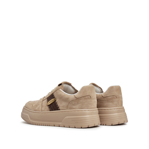 思加图2025春季新款补丁鞋厚底增高板鞋运动休闲鞋女鞋EUW06AM5