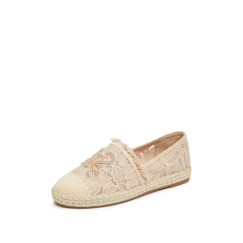 思加图2025春季新款渔夫鞋一脚蹬平底鞋懒人鞋单鞋女鞋9UA89AA5