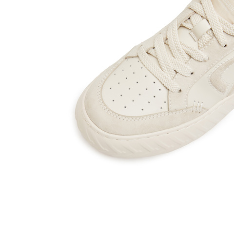 思加图2025春季新款百搭板鞋厚底运动休闲鞋系带女鞋EPC01AM5