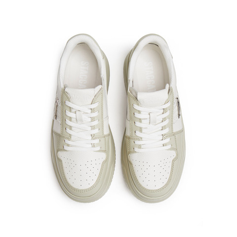 思加图2025春季新款补丁鞋厚底增高板鞋运动休闲鞋女鞋EUW06AM5