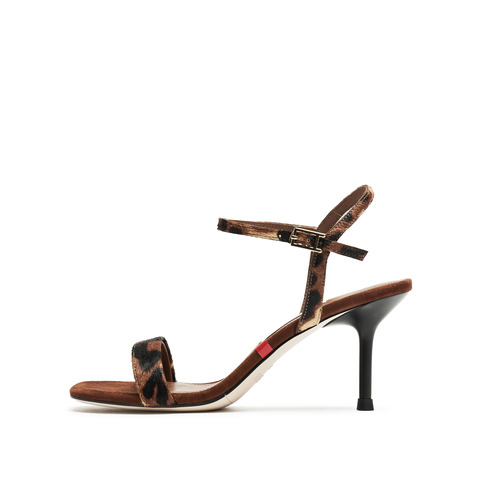 思加图2025夏季新款百利甜一字带凉鞋细高跟鞋优雅通勤女凉鞋EBB11BL5