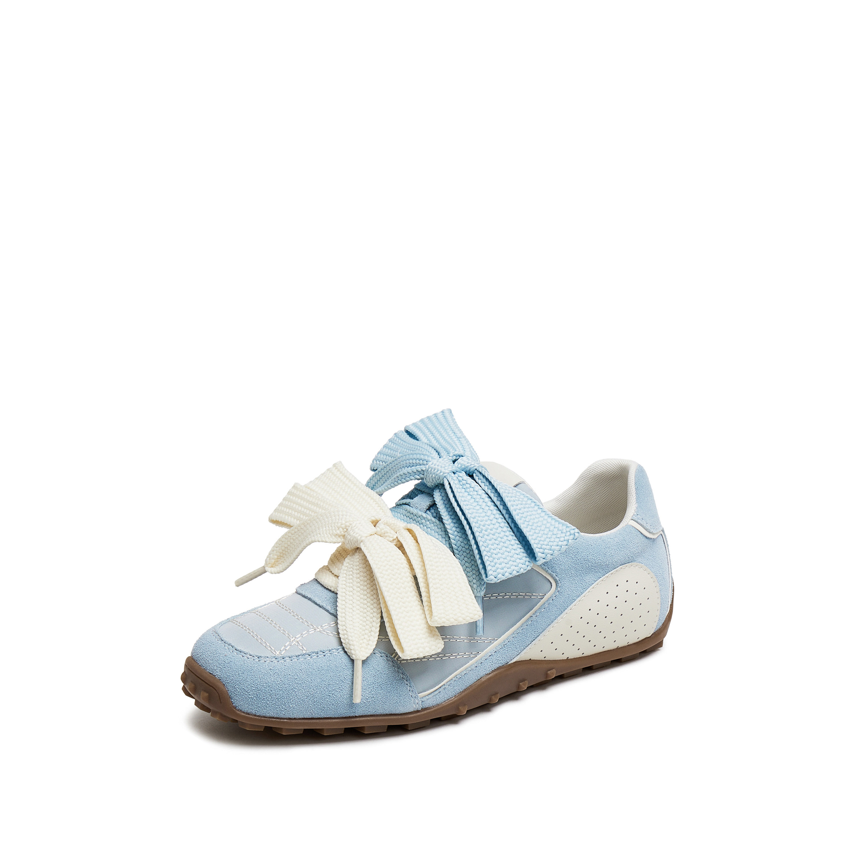 思加图2025春季新款蝴蝶酥芭蕾风德训鞋阿甘鞋百搭休闲运动鞋S1211AM5