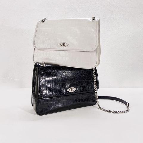 思加图2025夏季新款秋叶包小方包链条包单肩斜挎包时尚背提包X8174BX5