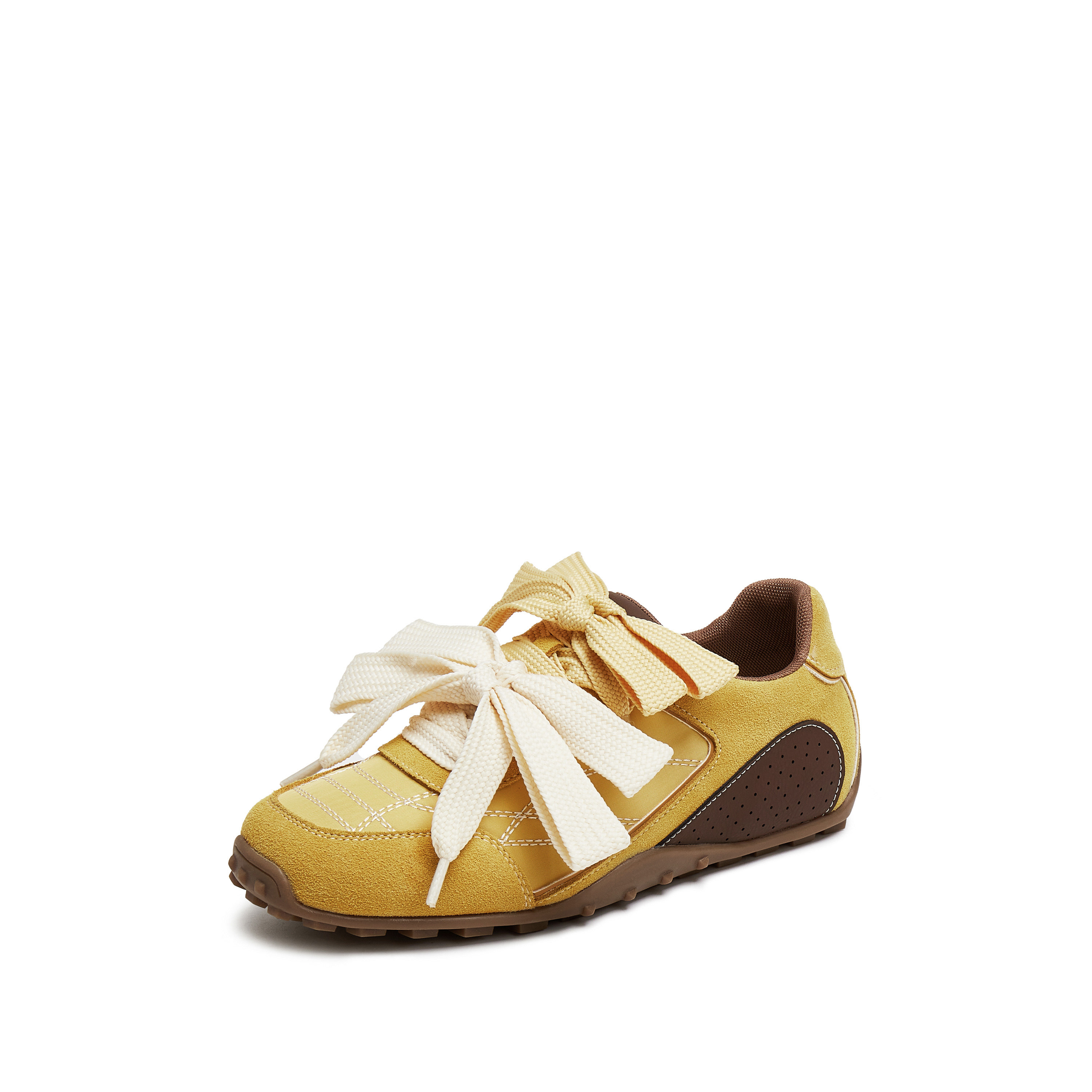 思加图2025春季新款蝴蝶酥芭蕾风德训鞋阿甘鞋百搭休闲运动鞋S1211AM5