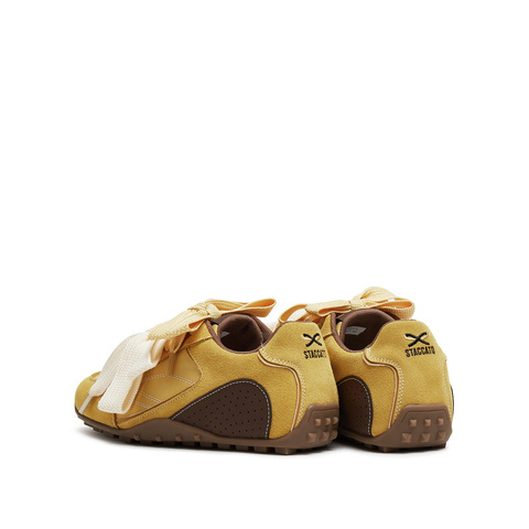 思加图2025春季新款蝴蝶酥芭蕾风德训鞋阿甘鞋百搭休闲运动鞋S1211AM5