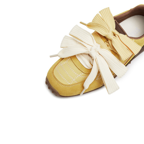 思加图2025春季新款蝴蝶酥芭蕾风德训鞋阿甘鞋百搭休闲运动鞋S1211AM5