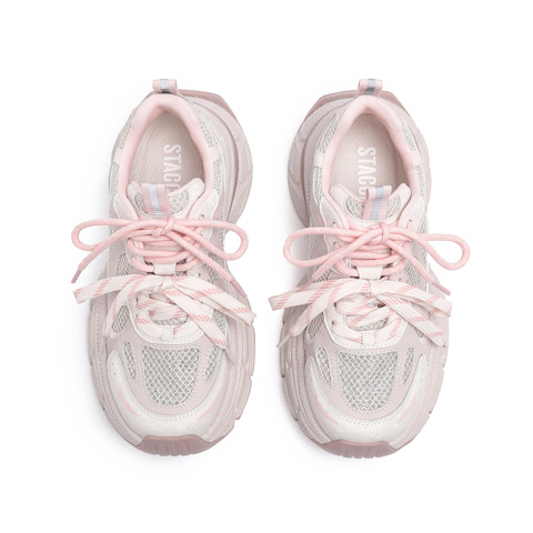 思加图2025秋季新款百搭老爹鞋厚底增高休闲运动鞋透气女鞋J6082CM5