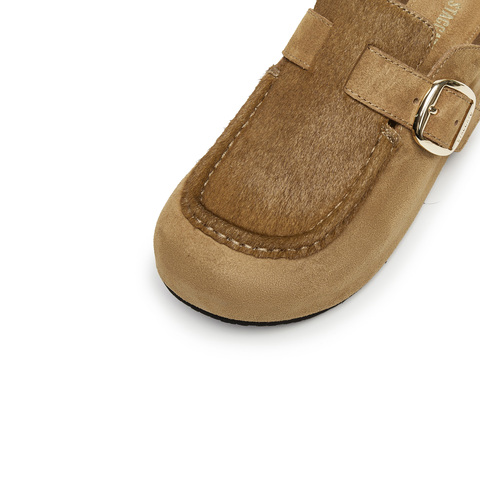 思加图2025秋季新款小笨拖勃肯鞋半拖穆勒拖厚底拖鞋外穿女EG102CH5