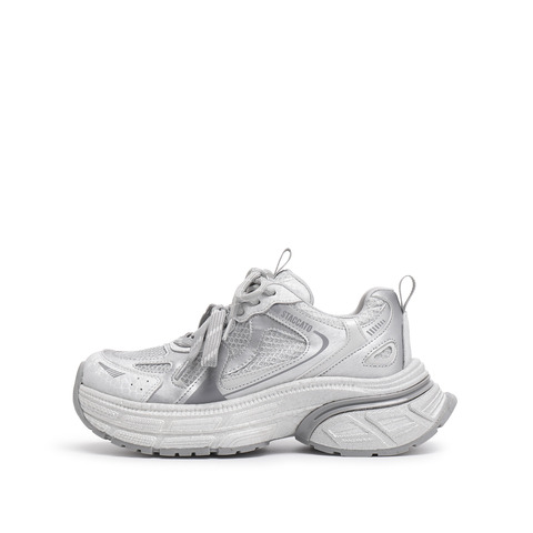 思加图2025秋季新款百搭老爹鞋厚底增高休闲运动鞋透气女鞋J6082CM5